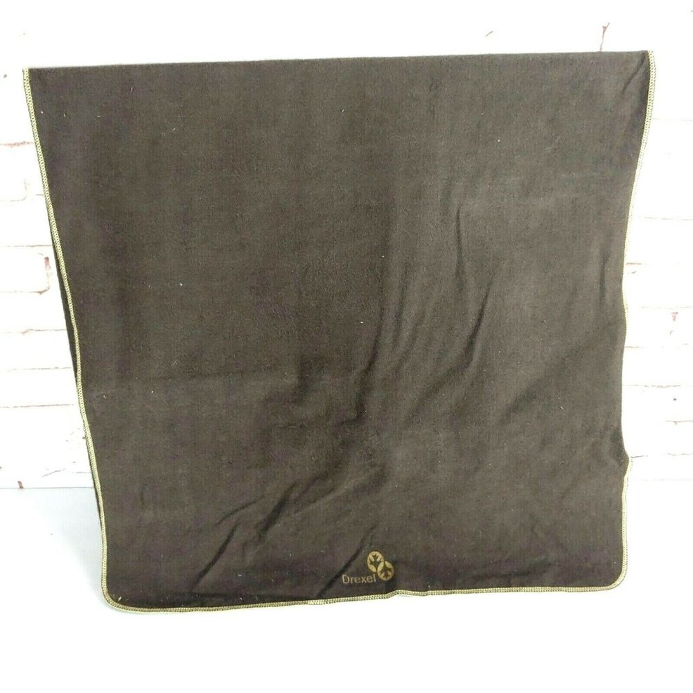 Vintage Drexel Accolade Pacific Silver Cloth Flatware Holder MCM Mid Century